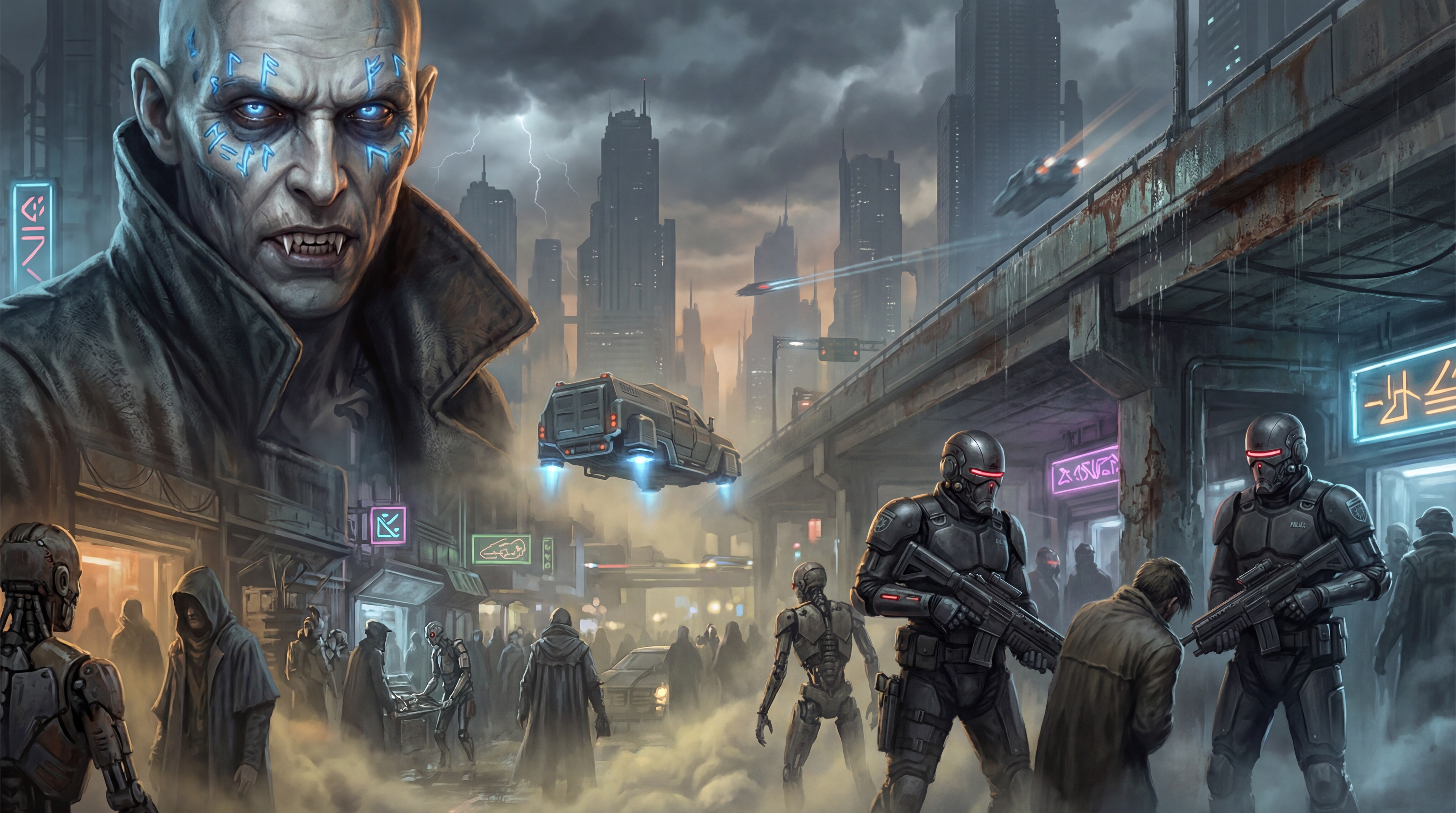 Corporate Dystopian Streets